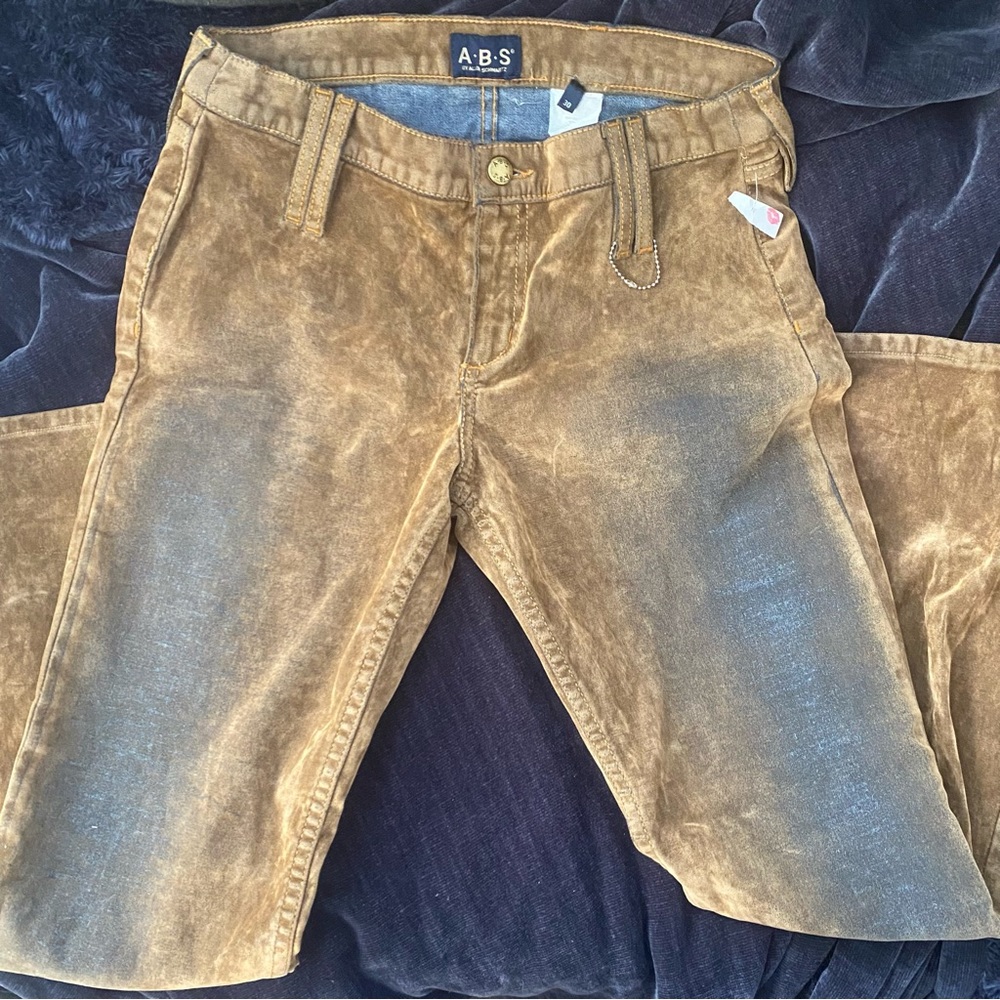 Vintage Y2K ABS Allen Schwartz two-tone jeans - Picture 2 of 5